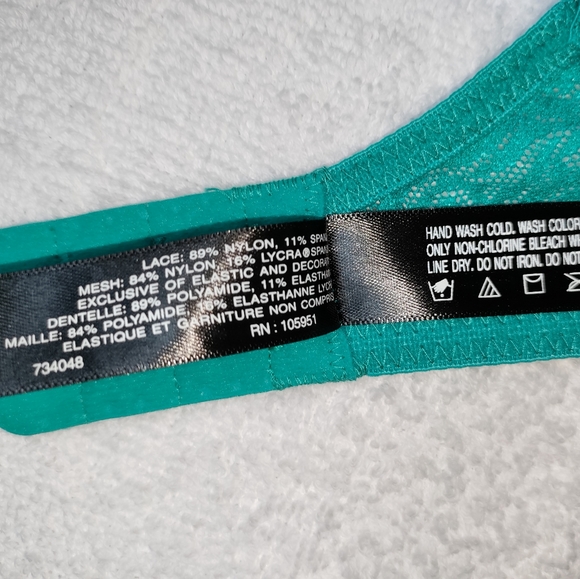 🆕Natori | Lynx Underwire Teal Bra Size 32B - Picture 10 of 15
